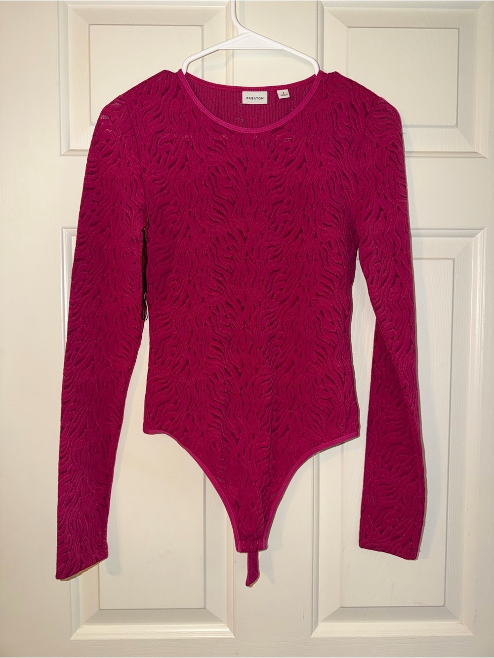 Aritzia Babaton Shapelace Longsleeve Bodysuit - size S